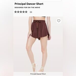 Lululemon Principal Dancer Shorts